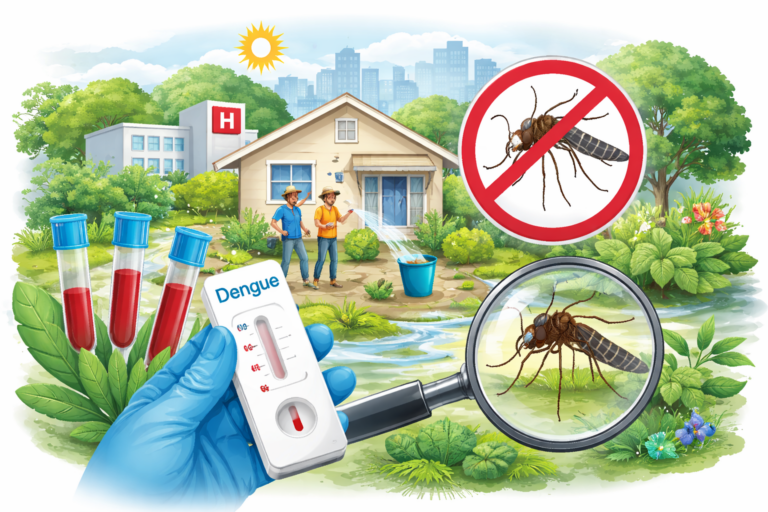 dengue- cuidados prevençao e tratamento - testes rápidos